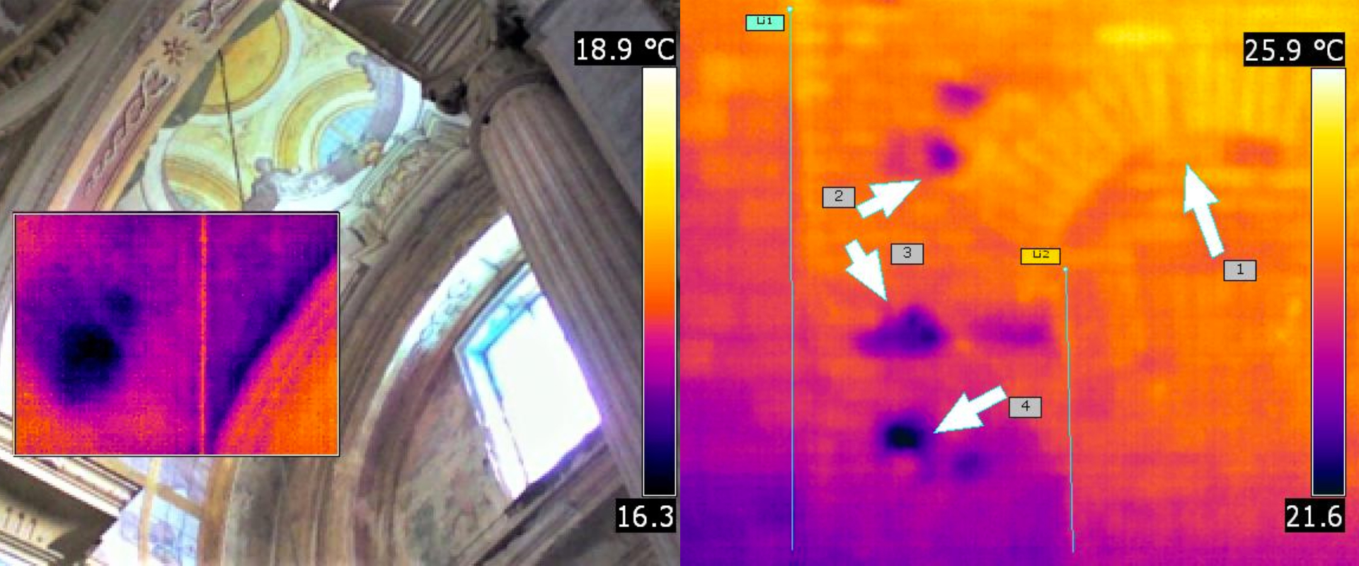 Videoispezione tubazioni interrate - Analisi Termografiche